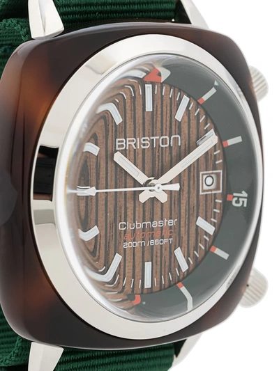 Briston Watches Clubmaster Diver Yachting 42mm In Green