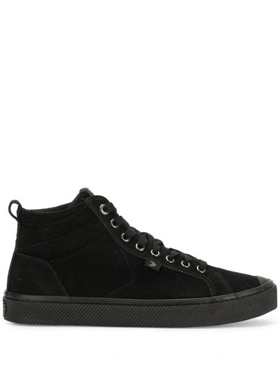 Shop Cariuma Oca Suede High-top Sneakers In Black