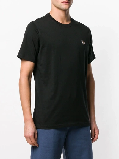 Shop Ps By Paul Smith Zebra Patch T-shirt In Black