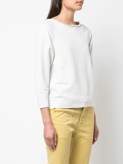 Shop Nili Lotan Fine Knit Sweater In White