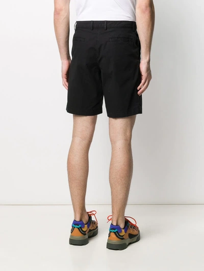 Shop Kenzo Mid-rise Chino Shorts In Black