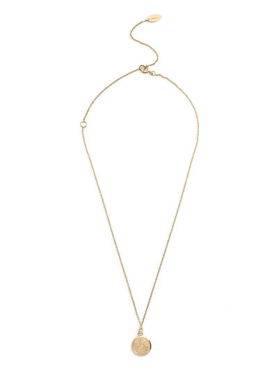 Shop Dolce & Gabbana Medallion Pendant Necklace In Gold