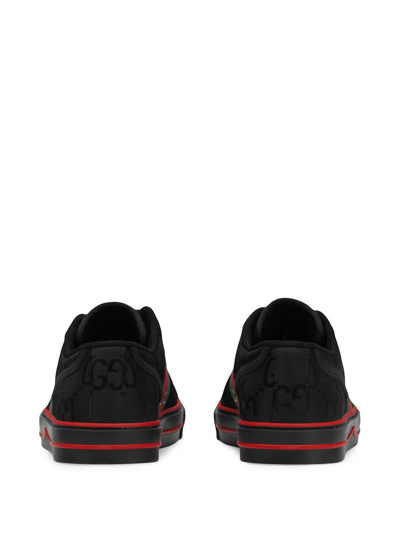 Shop Gucci Tennis 1977 Low-top Sneakers In Black