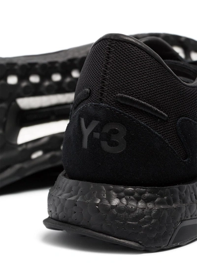 Shop Y-3 Rhisu Running Sneakers In Black