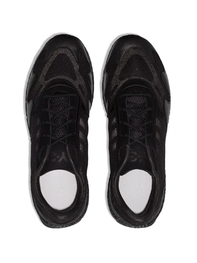 Shop Y-3 Rhisu Running Sneakers In Black