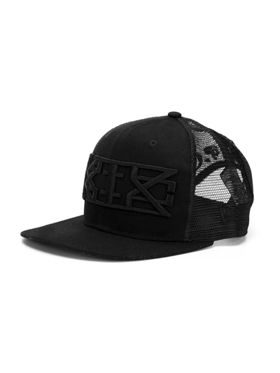 Shop Ktz New Era-logo Baseball Cap In Black