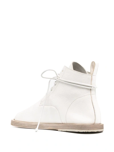 Shop Marsèll Open Toe Boots In White