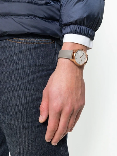 Shop Uniform Wares C35 Two-hand Watch In Grey