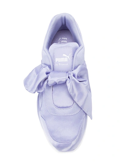 Shop Puma Bow Sneakers In Pink