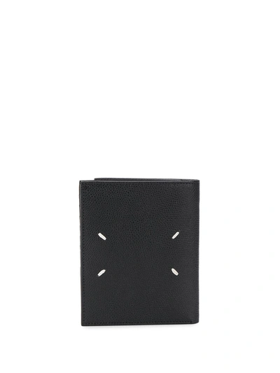 Shop Maison Margiela Stitch Detail Cardholder In Black