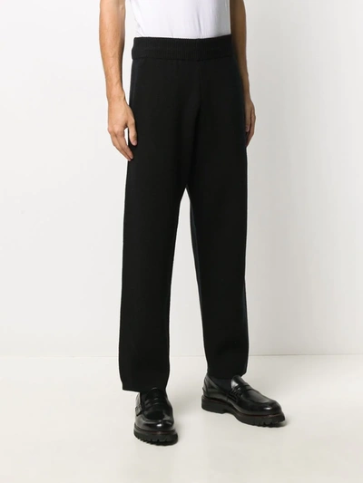 Barrie High-rise Track Trousers In Black