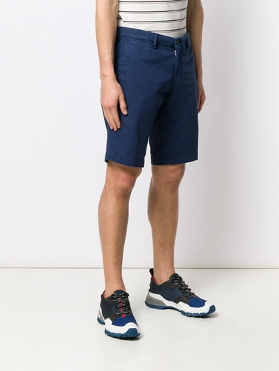Moncler Chino Shorts In Blue