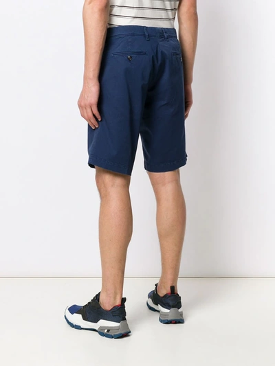 Moncler Chino Shorts In Blue