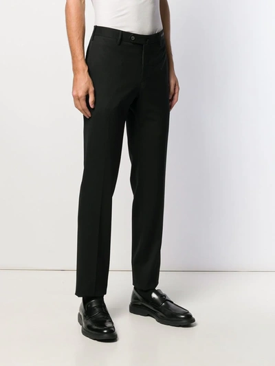 Shop Pt01 Straight Leg Trousers In Black