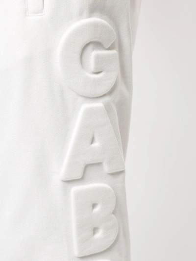 Shop Dolce & Gabbana 3d Logo Track Trousers In White