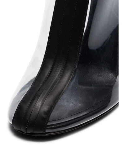 Shop Nicholas Kirkwood Black Void 105 Pvc Ankle Boots