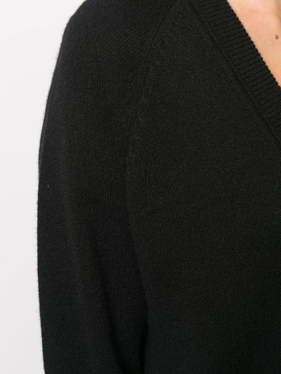 Shop Equipment Madalene V-neck Cashmere Jumper In Black