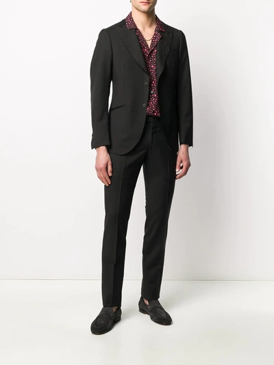 Shop Maurizio Miri Two-piece Formal Suit In Black