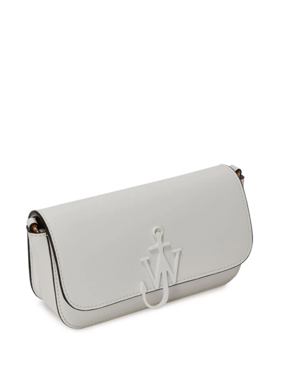 Shop Jw Anderson Chain Anchor Crossbody Bag In White