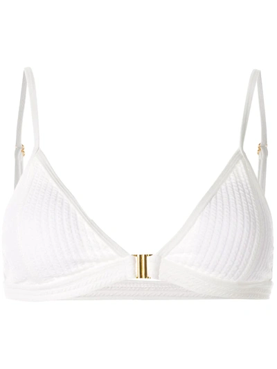 Shop Duskii Capriosca Bikini Top In White