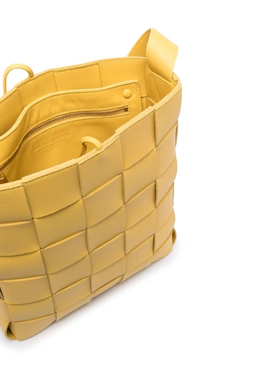 Shop Bottega Veneta Cassette Shoulder Bag In Yellow