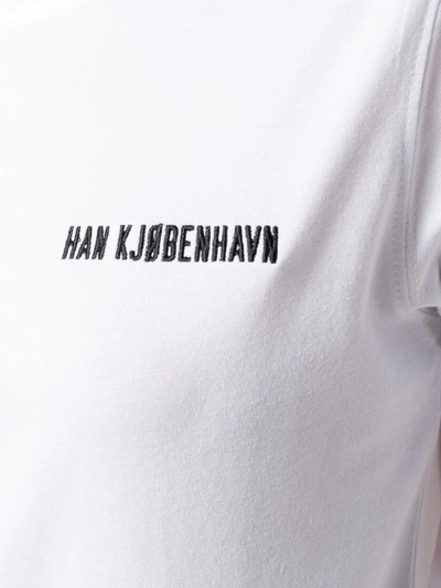 Shop Han Kjobenhavn Logo T-shirt In White