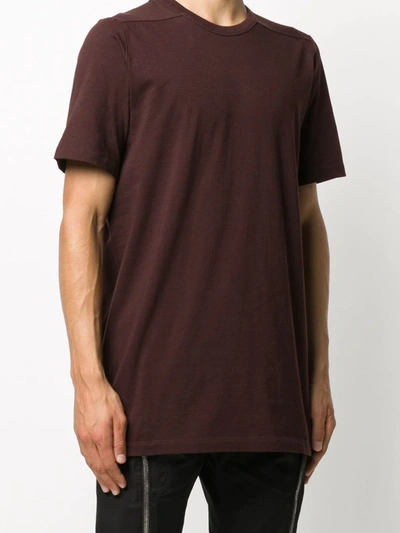 Shop Rick Owens Short Sleeve T-shirt In Red