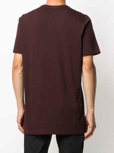 Shop Rick Owens Short Sleeve T-shirt In Red