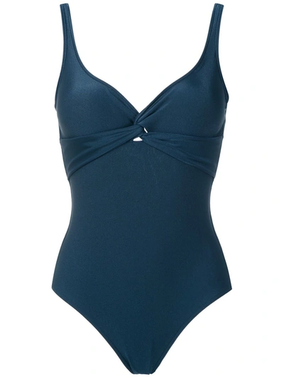 Shop Lygia & Nanny Adriana Swim Suit In Blue