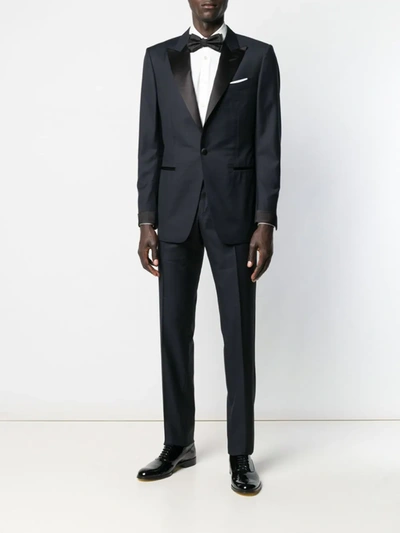 Shop Tom Ford Classic Smoking Suit In Blue