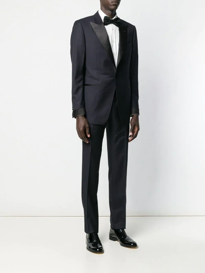 TOM FORD CLASSIC SMOKING SUIT - 蓝色