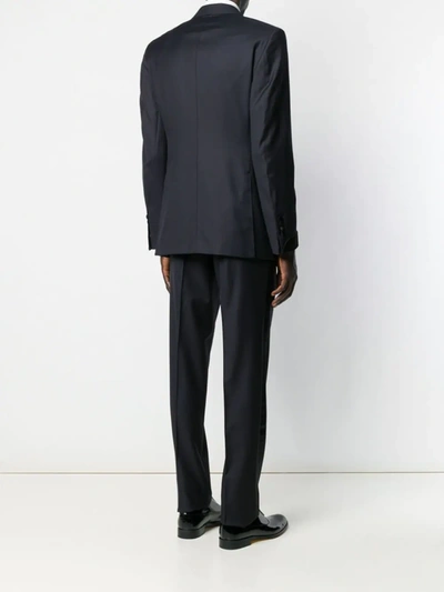 Tom Ford Classic Smoking Suit In Blue