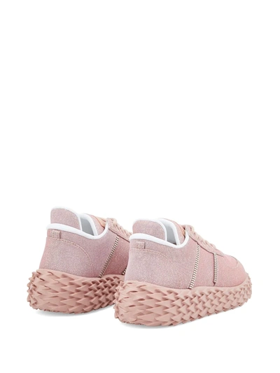 Shop Giuseppe Zanotti Urchin Low-top Sneakers In Pink