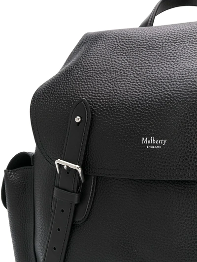 Shop Mulberry Heritage Backpack In Black