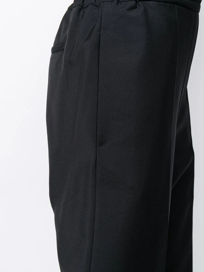 Shop Acne Studios Straight-leg Track Pants In Black