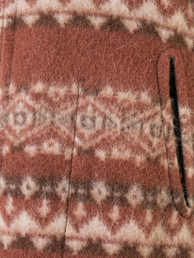 Pre-owned Comme Des Garçons Blanket Gilet In Brown