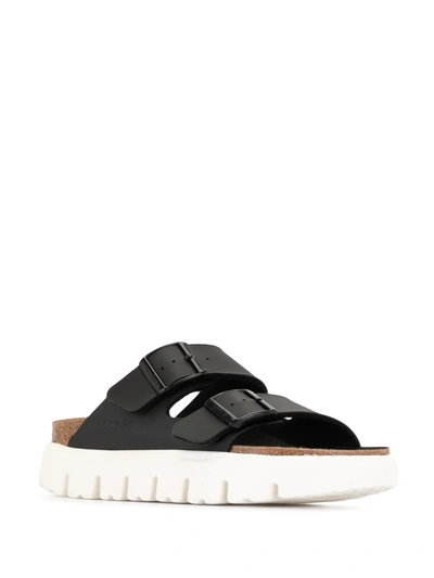 Shop Birkenstock Arizona Slip-on Sandals In Black