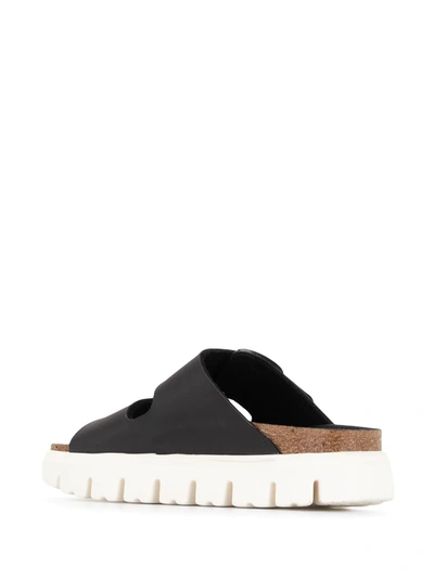 Shop Birkenstock Arizona Slip-on Sandals In Black