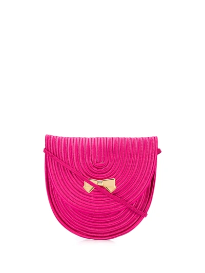Pre-owned Nina Ricci Vintage 1980s Bow Bag In Pink