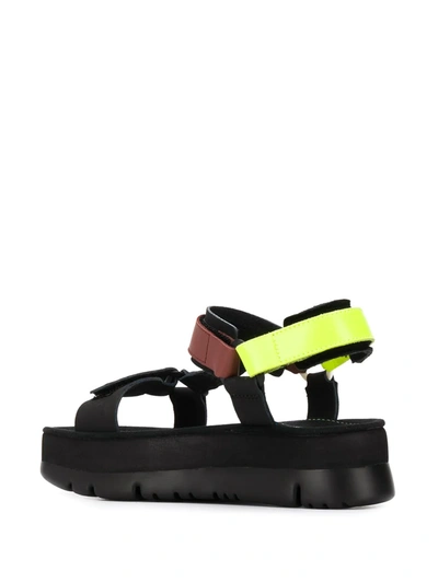 Shop Camper Oruga Sandals In Black