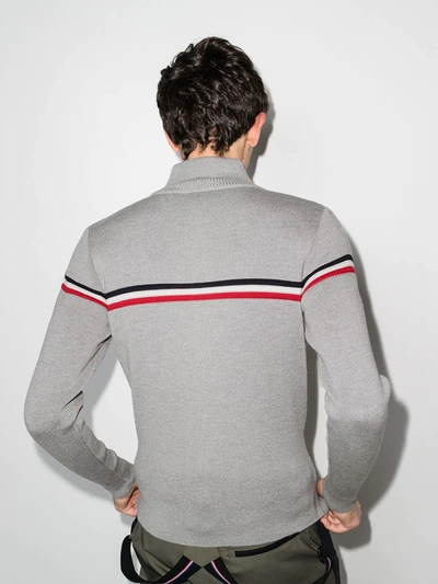 Fusalp Grey Wengen Fiz Ii Wool Sweater In Grau