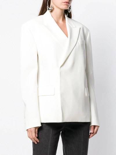 Shop Dsquared2 X Mert And Marcus Tailored Double-breasted Blazer In White