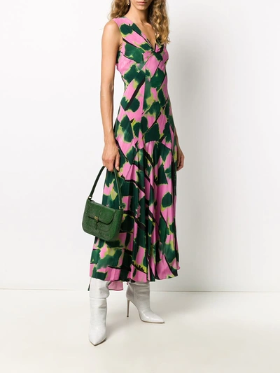 Shop Colville Tiger Tail Maxi Dress In Green