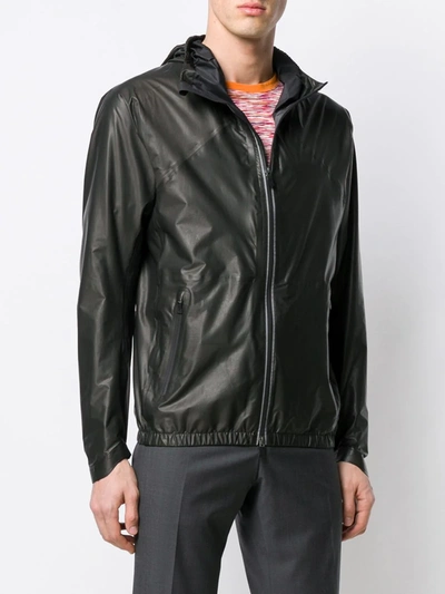 Herno Hooded Jacket In Brown
