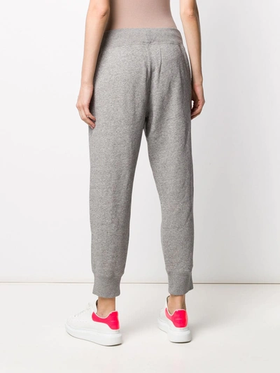 Polo Ralph Lauren Fleece Cotton Track Pants In Grey