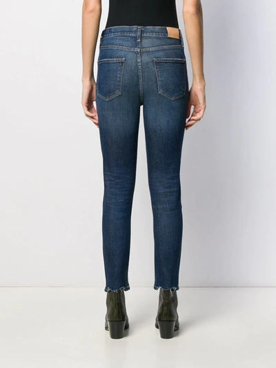 Shop Citizens Of Humanity Harlow Slim-fit Jeans In Blue