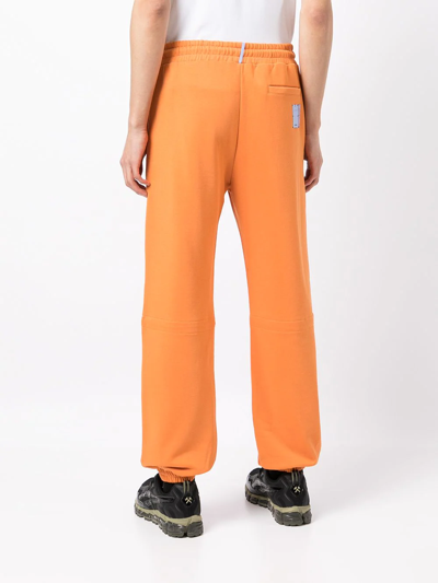 Shop Mcq By Alexander Mcqueen Drawstring-detail Track Pants In Orange