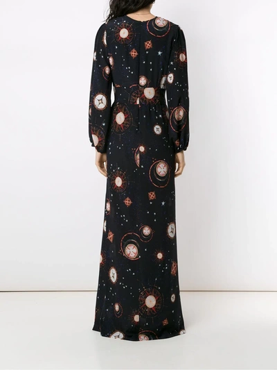 Isolda Ametista Long Dress In Black