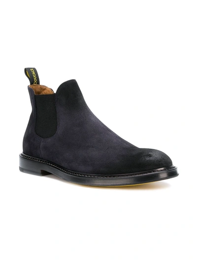 Shop Doucal's Chelsea Boots In Blue