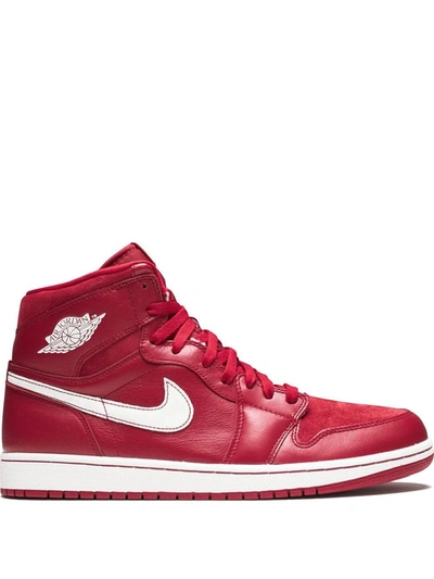 Shop Jordan Air  1 Retro High Og "gym Red" Sneakers In Black